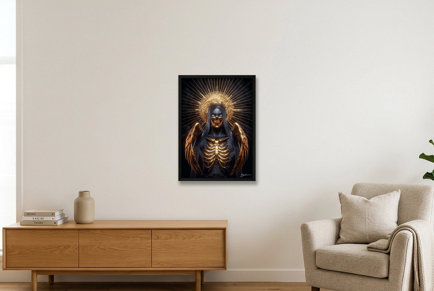 Mater Mortua — 42×59cm, 17×23" Black Frame
