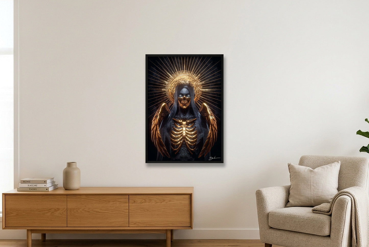 Mater Mortua — 59×84cm, 23×33" Black Frame