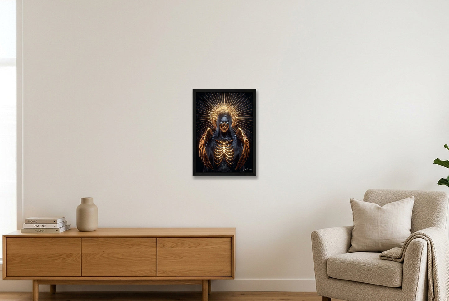 Mater Mortua — A3 (30×42cm, 12×17") Black Frame