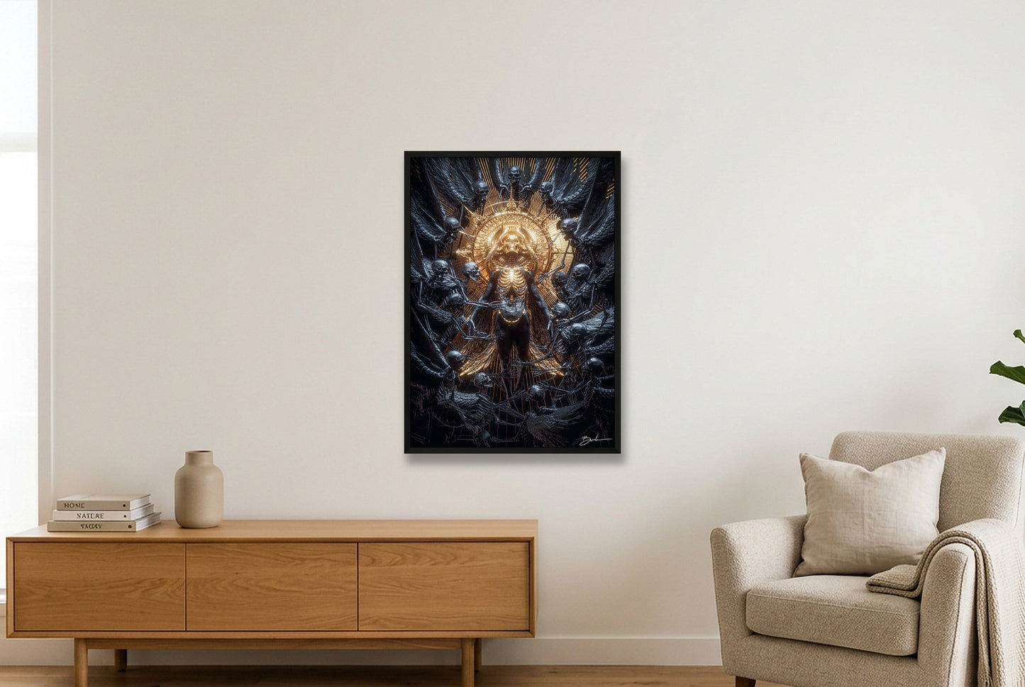 Sins Of The Son — 59×84cm, 23×33" Black Frame
