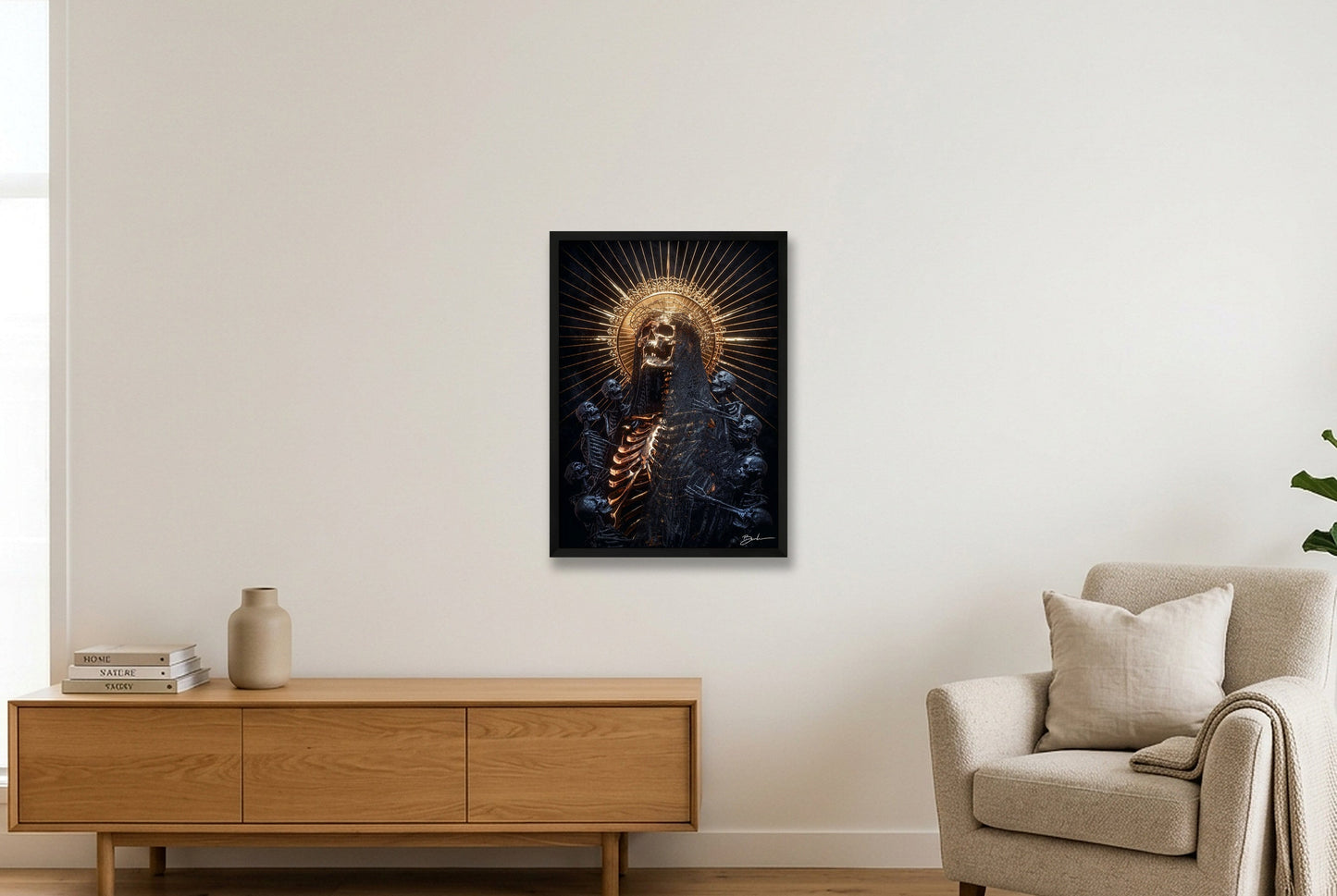 Torment Of The Son — 42×59cm, 17×23" Black Frame