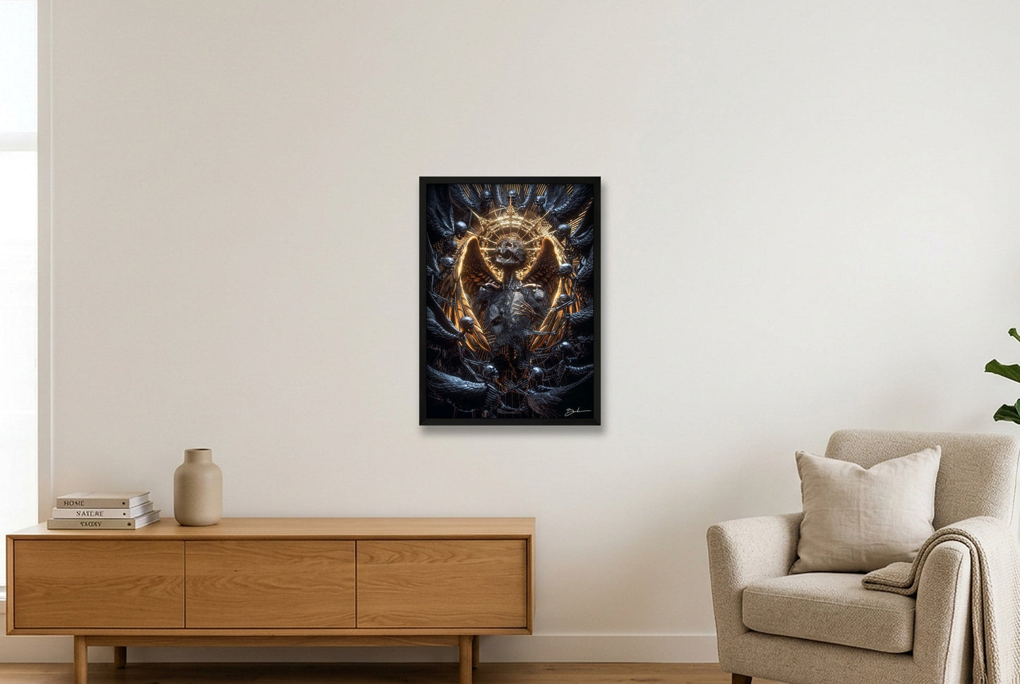 Ascension Mortis — 42×59cm, 17×23" Black Frame